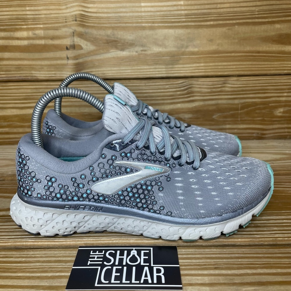 Brooks Women’s 8 Running Shoe Glycerin 17 Gray Athletic Sneakers